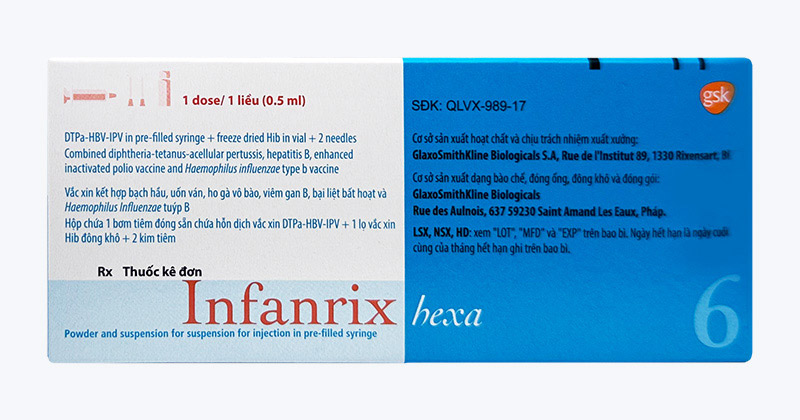 Infanrix Hexa (6 trong 1)